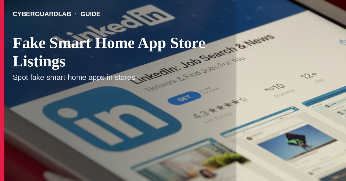 App store listing of a look-alike smart doorbell app with a suspicious developer name.