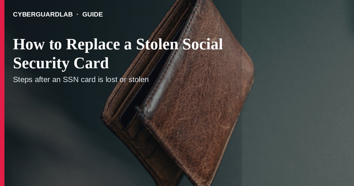 Social Security card replacement checklist beside freeze confirmations.