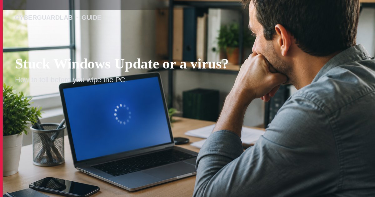 Windows Settings open on a home PC