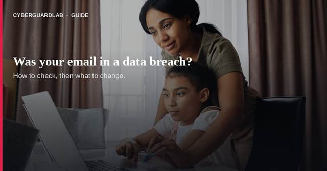 How to check if your email was in a data breach