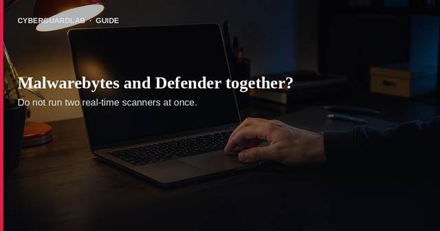 Do I need Malwarebytes and Microsoft Defender together?
