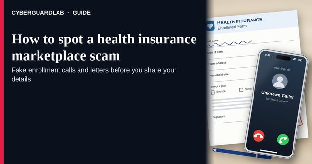 Open-enrollment phone call about a subsidy next to a note saying type HealthCare.gov yourself