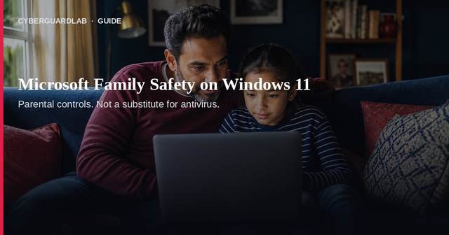 Microsoft Family Safety parental controls on Windows 11